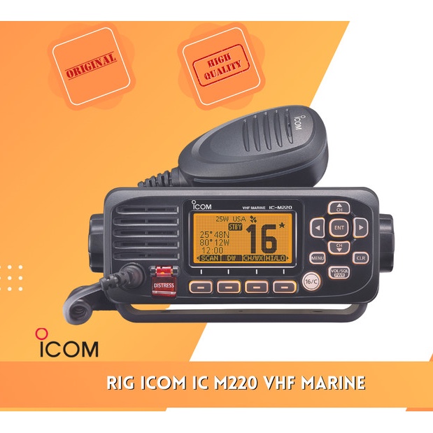 Jual Original Ori Radio Rig Vhf Marine Icom Ic M Icm Pengganti