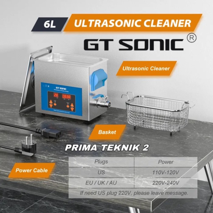 Jual Ultrasonic Cleaner Gt Sonic L Digital Pembersih Ultrasonik