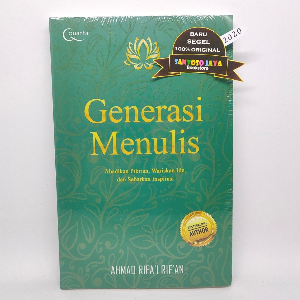 Jual Generasi Menulis Oleh Ahmad Rifai Rifan Gratis Ongkir Cod