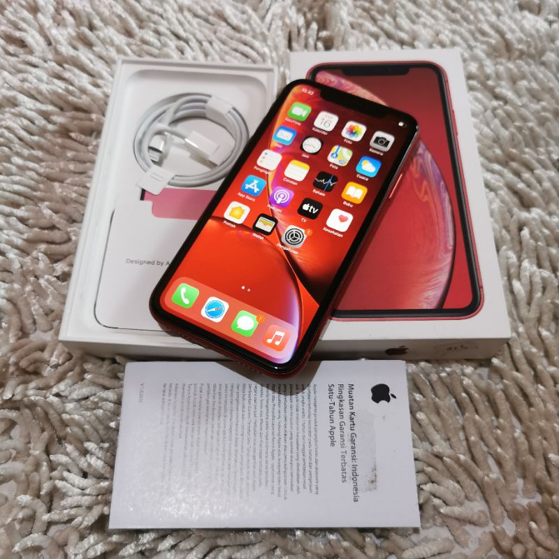 Jual Iphone Xr Gb Resmi Ibox Fulset Normal Semua Shopee Indonesia