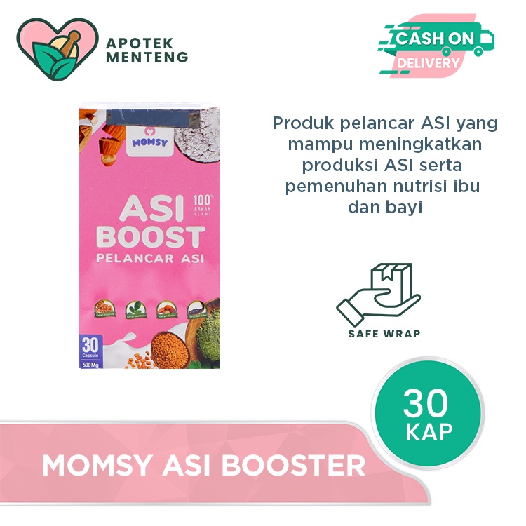 Jual Momsy Asi Booster Isi 30 Kapsul Pelancar ASI Shopee Indonesia