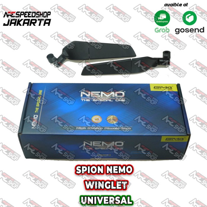 Jual New NEMO Spion Winglet Model Rizoma Universal Kaca Spion Nemo