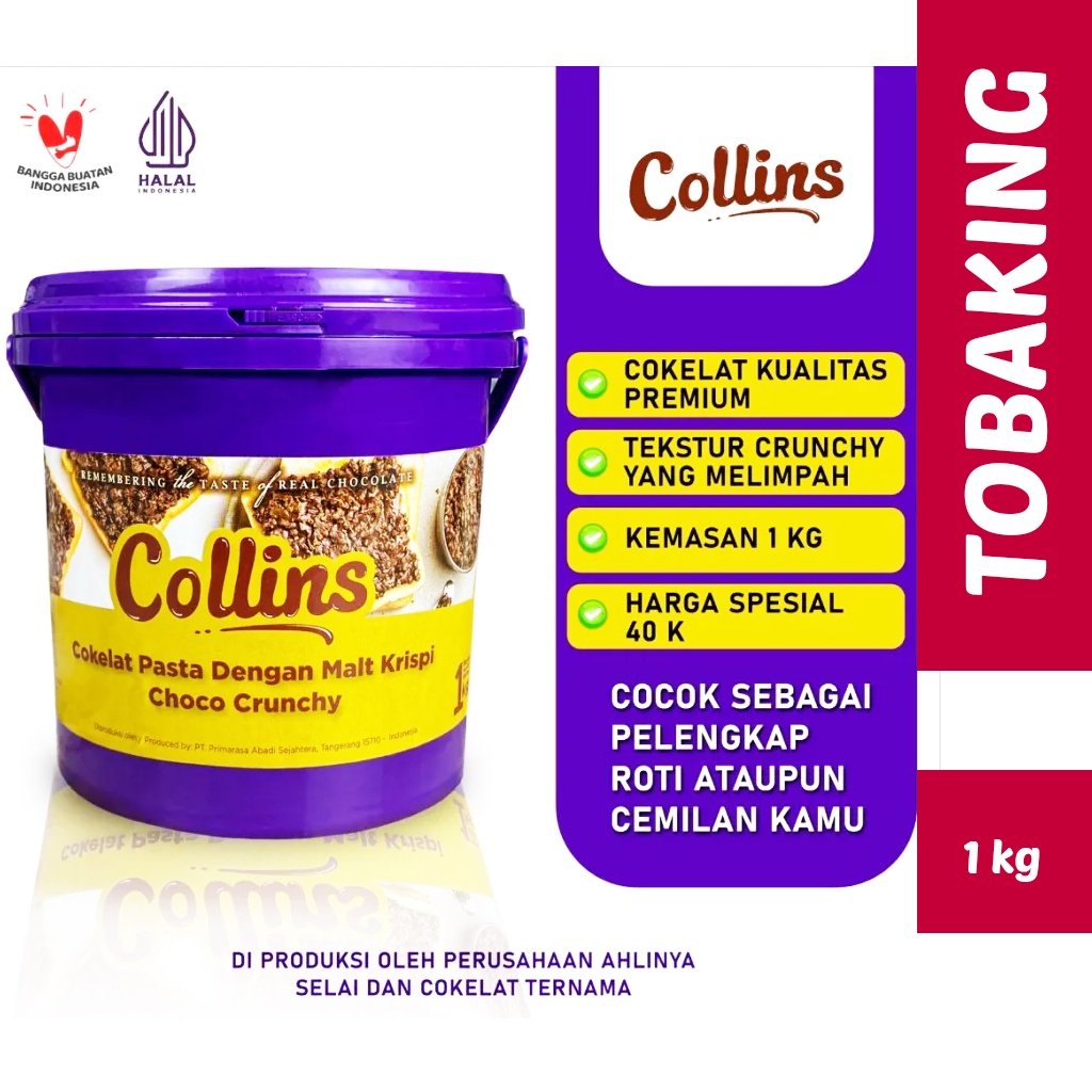 Jual Collins Choco Crunchy Coklat Collins 1kg Shopee Indonesia