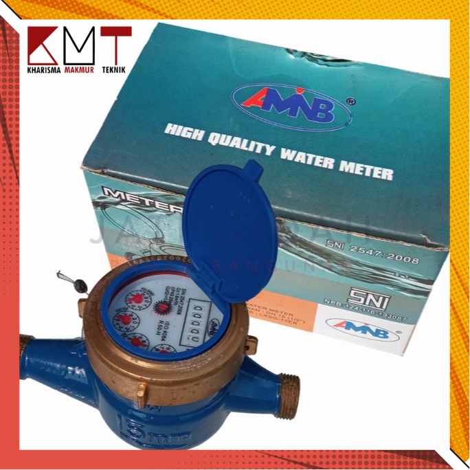 Jual Meteran Air Water Meter Ledeng Pdam Body Besi Sni Aminb