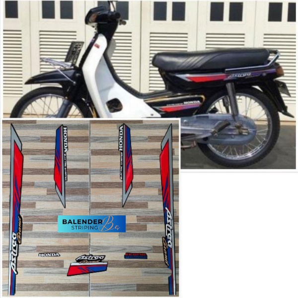 Jual Striping List Polet Body Motor Original Honda Astrea Grand Tahun