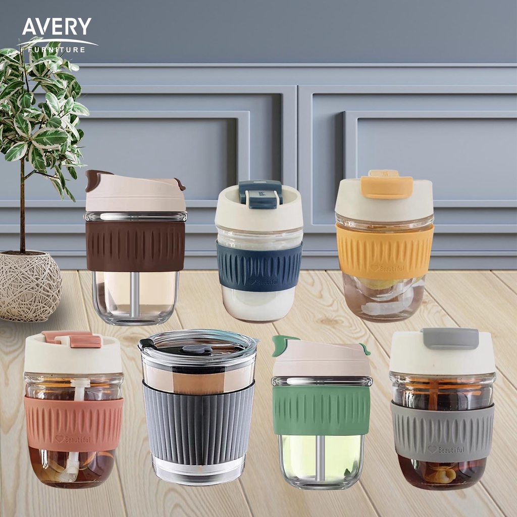 Jual Avery Rt Gelas Tumbler Aesthetic Gelas Minum Kaca Simple