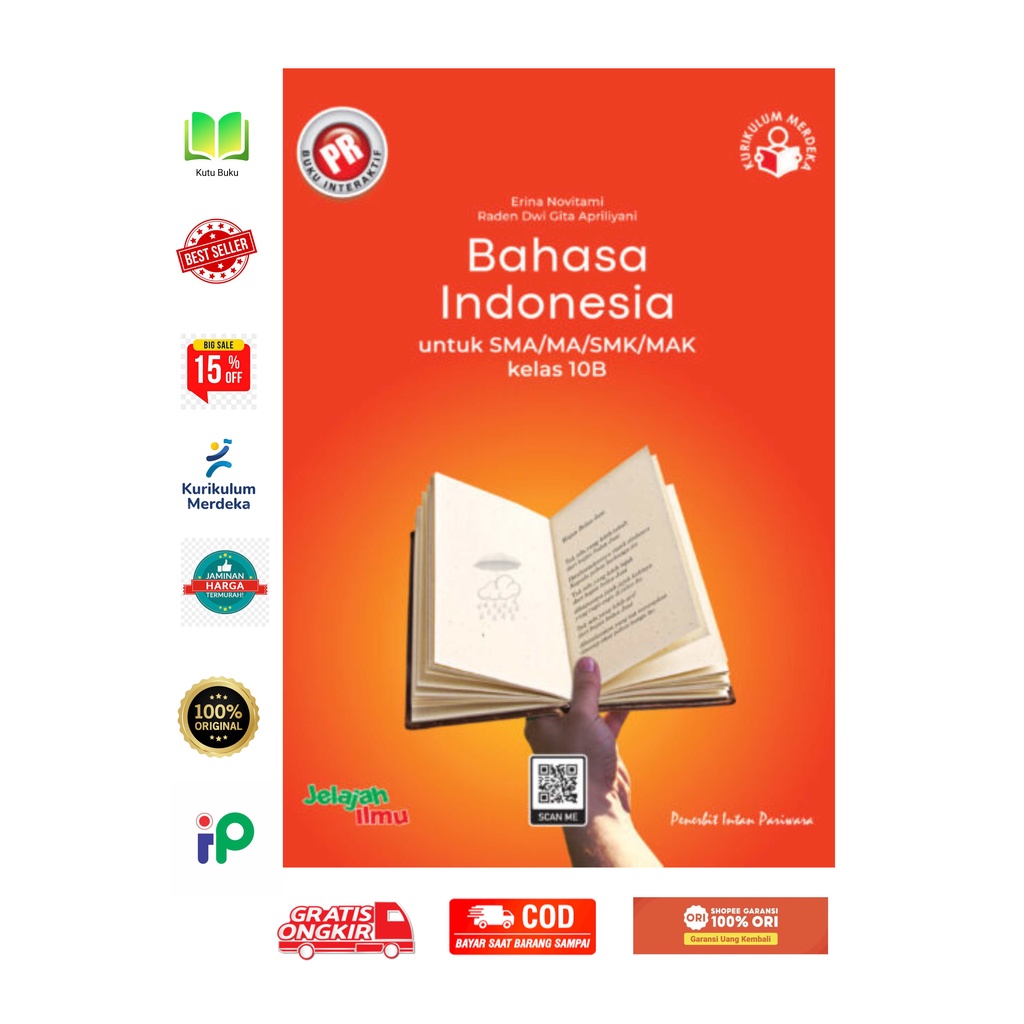 Jual Buku PR LKS Interaktif Bahasa Indonesia SMA Kelas 10 Semester 2