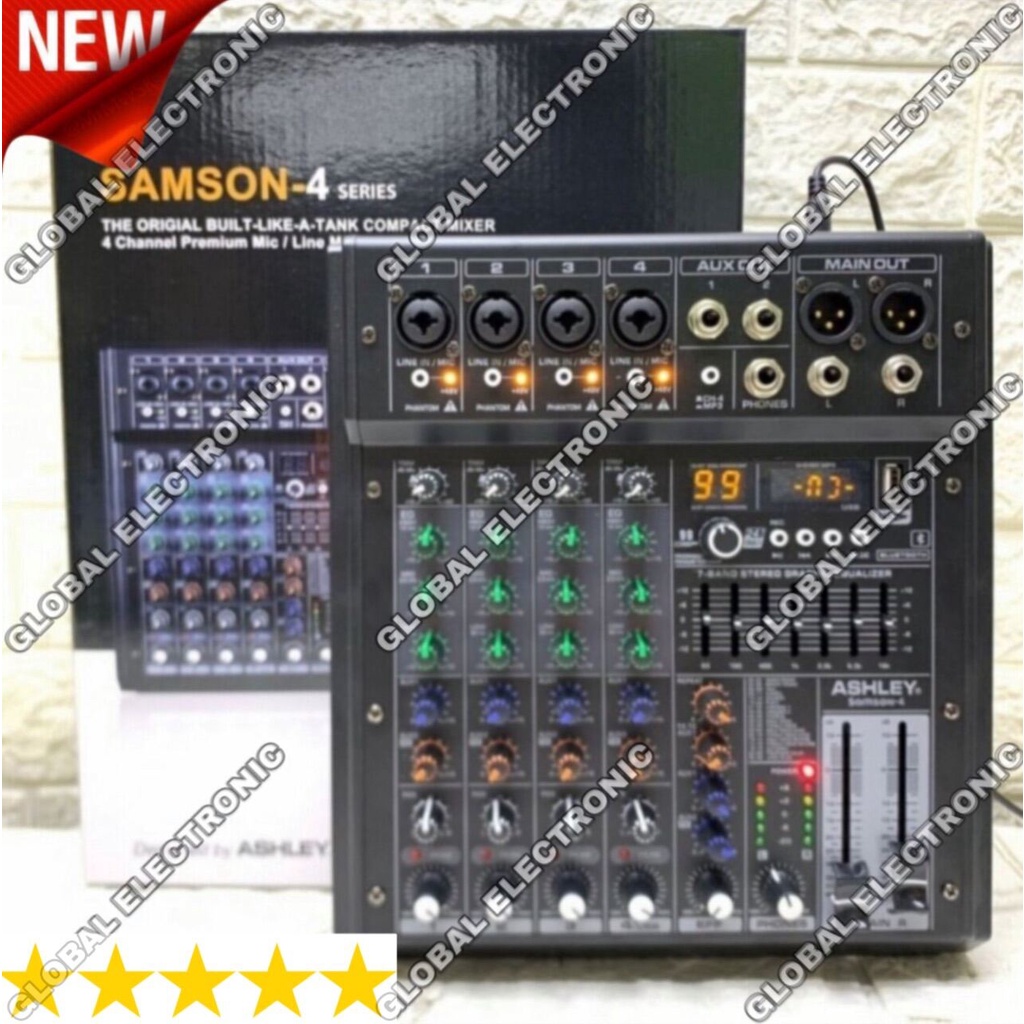 Jual Mixer Ashley Samson 8 Samson 6 Samson 4 Original 4 Channel