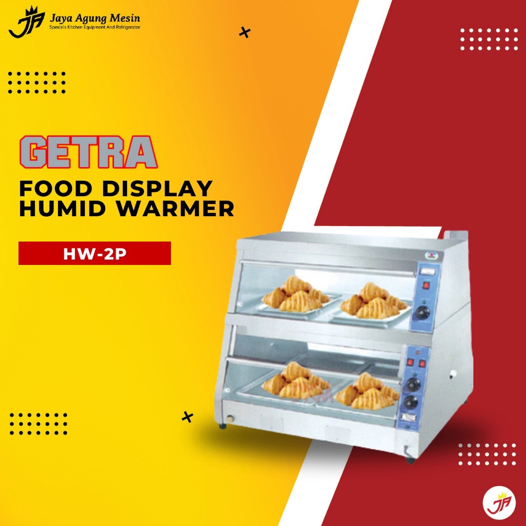 Jual Food Display Warmer Showcase Warmer Penghangat Makanan Getra Hw