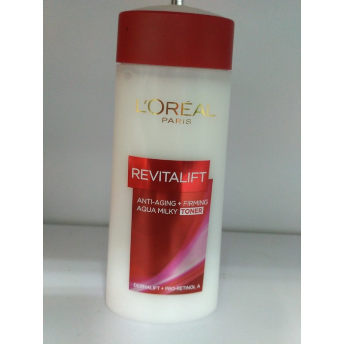 Jual Loreal Revitalift Anti Aging Aqua Milky Toner 200 Ml Shopee