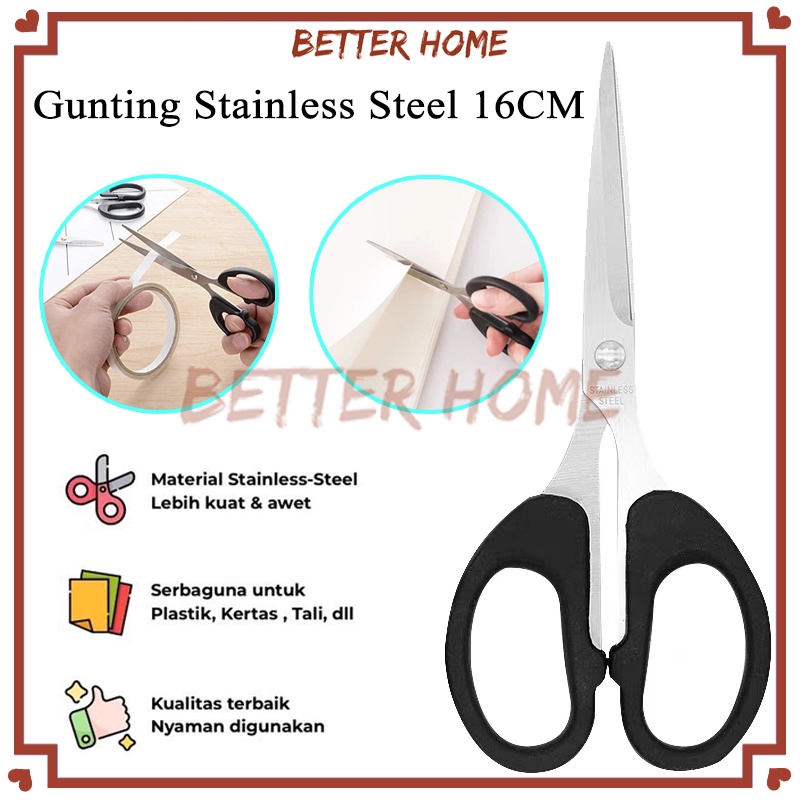 Jual Gunting Kertas Stainless Gunting Stainless Steel 16CM Guting