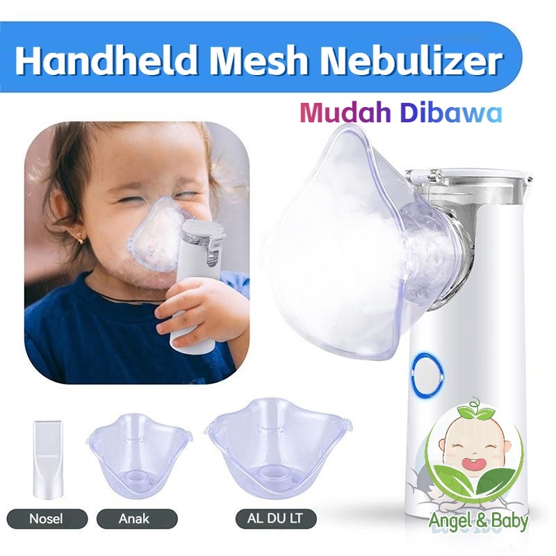 Jual Nebulizer Portable Mesh Alat Uap Bantu Pernafasan Asma Inhalasi