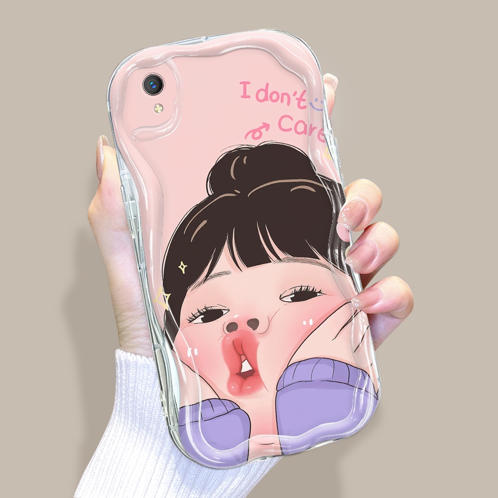 Jual Vivo Y1S Y91C Untuk Hp Casing Softcase Funny Girl Cassing