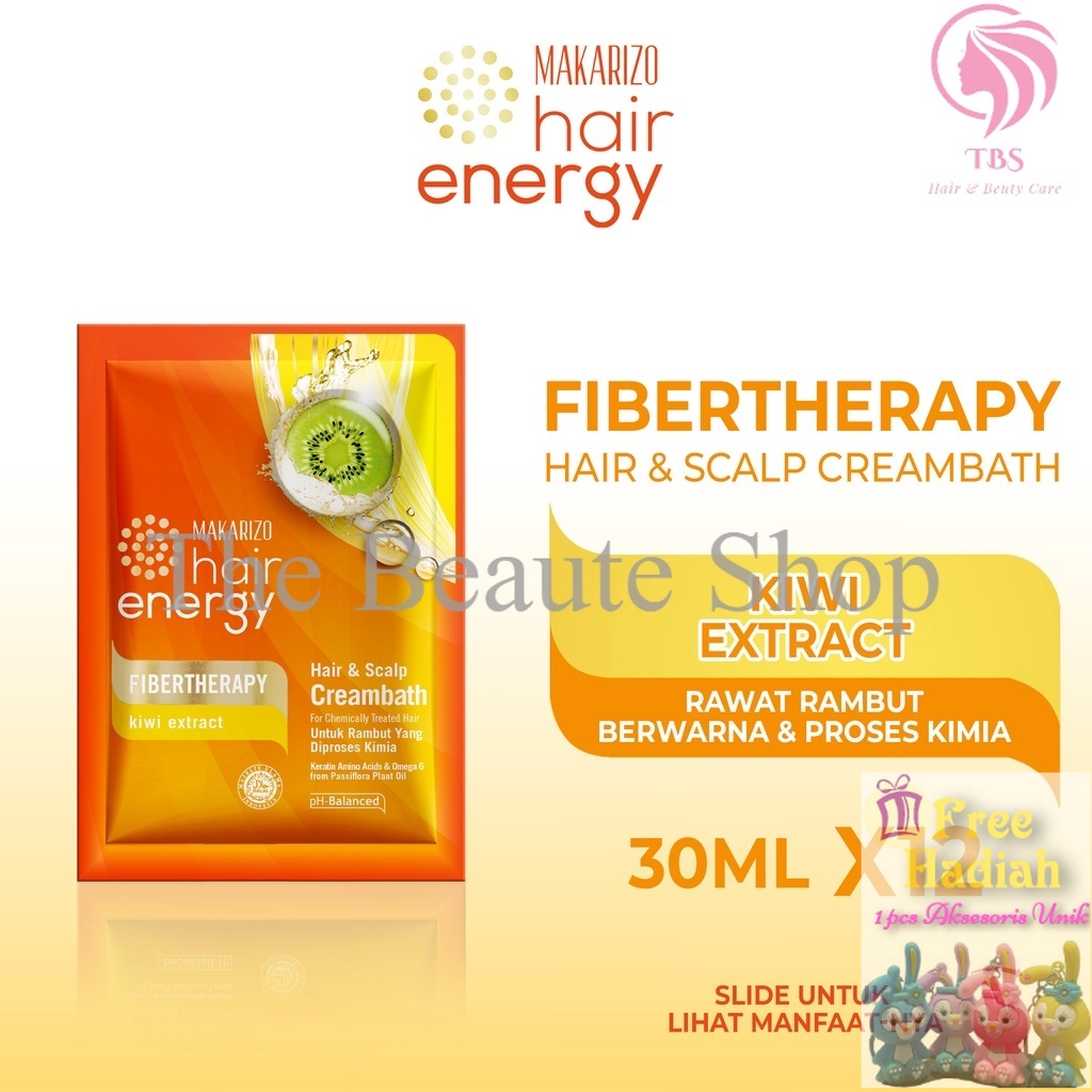 Jual Paket Isi Makarizo Hair Energy Fibertherapy Hair Scalp