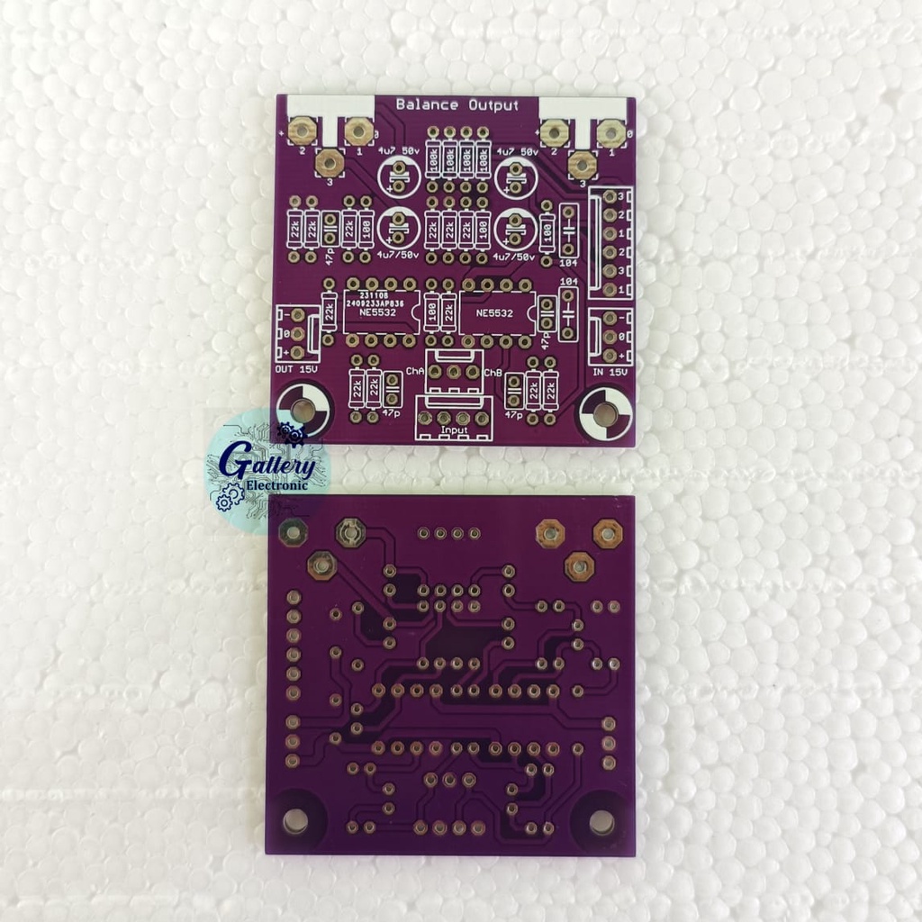 Jual PCB Output Balance OUTBAL Doubel Layer FR4 Fiberglas Shopee