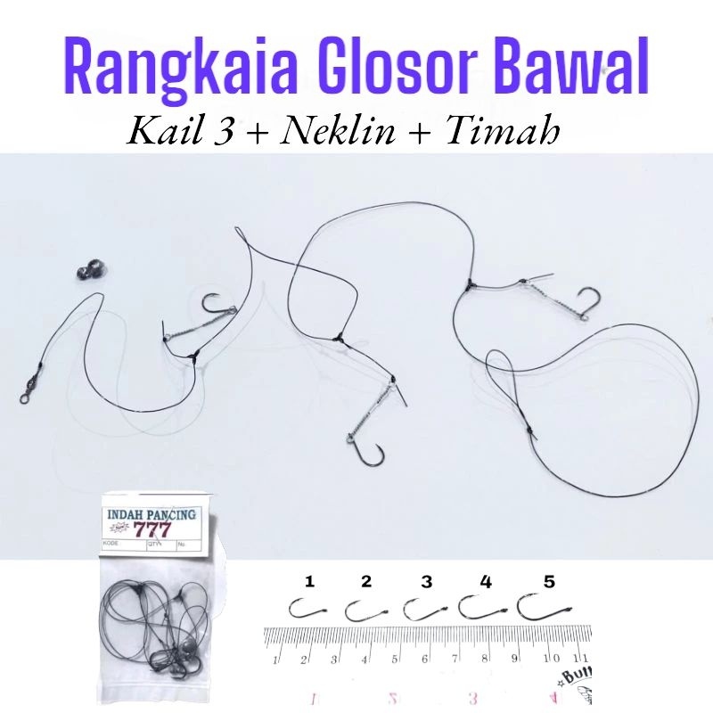 Jual Rangkain 3 Kail GLOSOR Bawal Shopee Indonesia