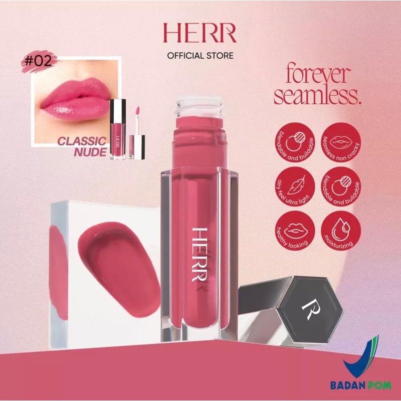 Jual HERR Forever Seamless Lip Tint Classic Nude Shopee Indonesia