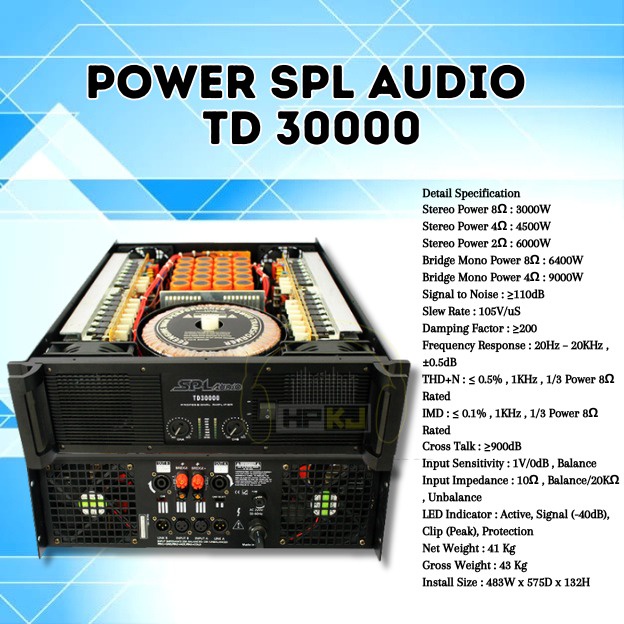 Jual POWER AMPLIFIER SPL AUDIO TD 30000 Power Spl Audio Td 30000