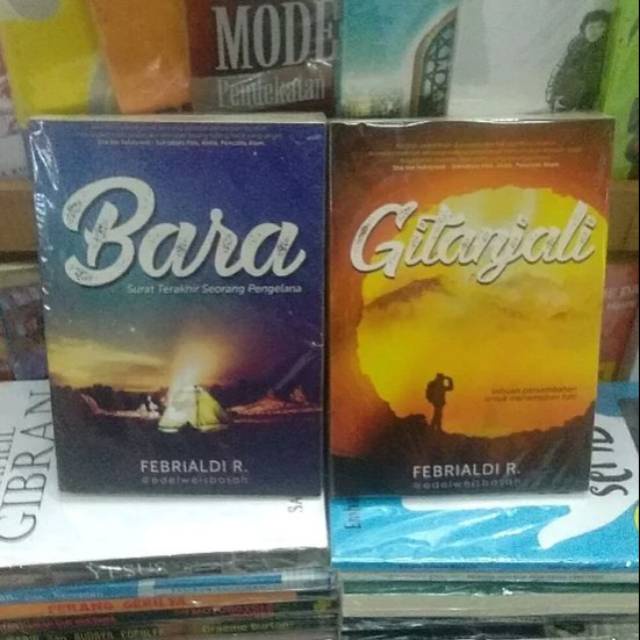 Jual Buku Baru Dan Segel Paket Novel Bara Gitanjali Shopee Indonesia