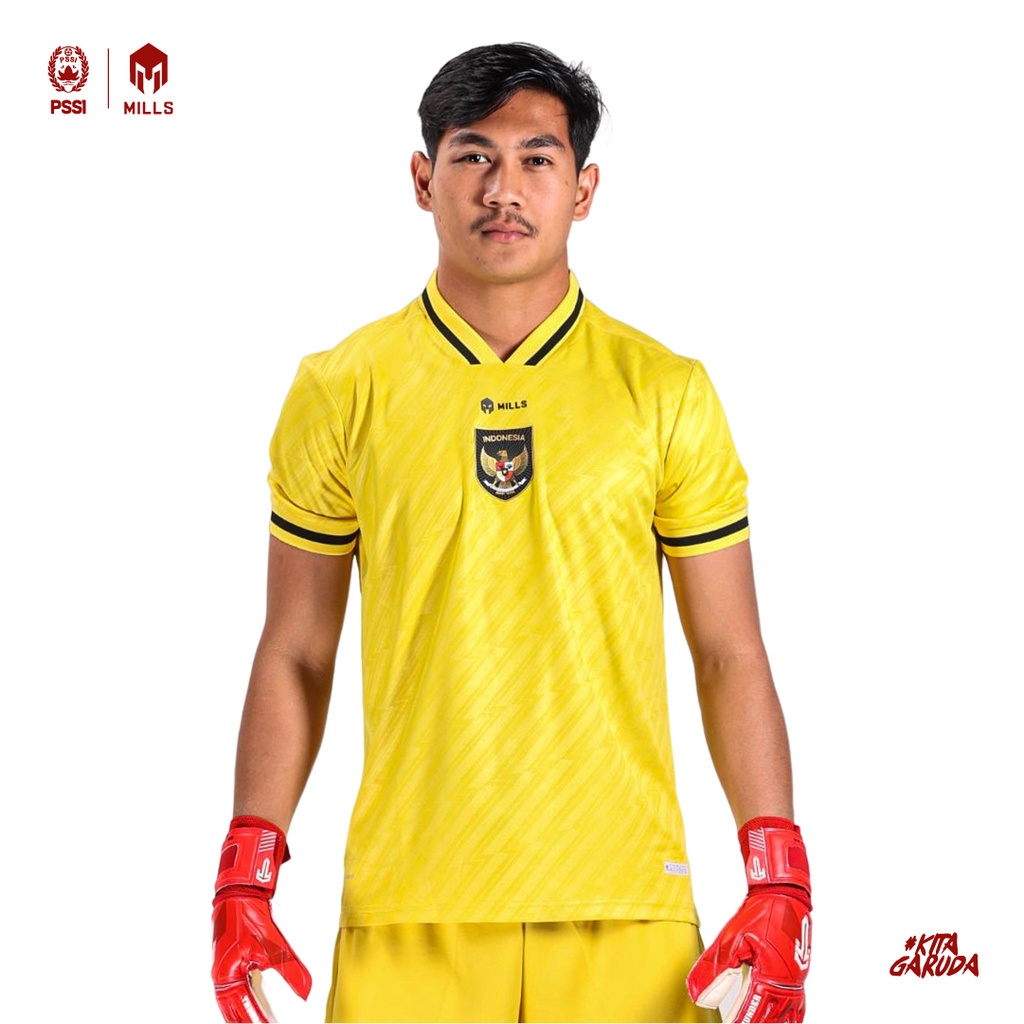 Jual MILLS Timnas Indonesia Away Jersey Keeper Player Issue 1127INA