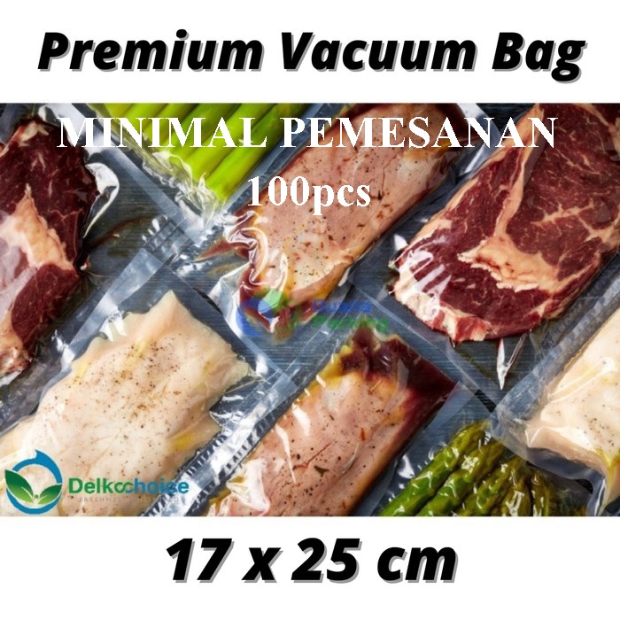 Jual PLASTIK VACUUM VACUM VAKUM BAG SEALER MAKANAN POLOS DELKOCHOICE