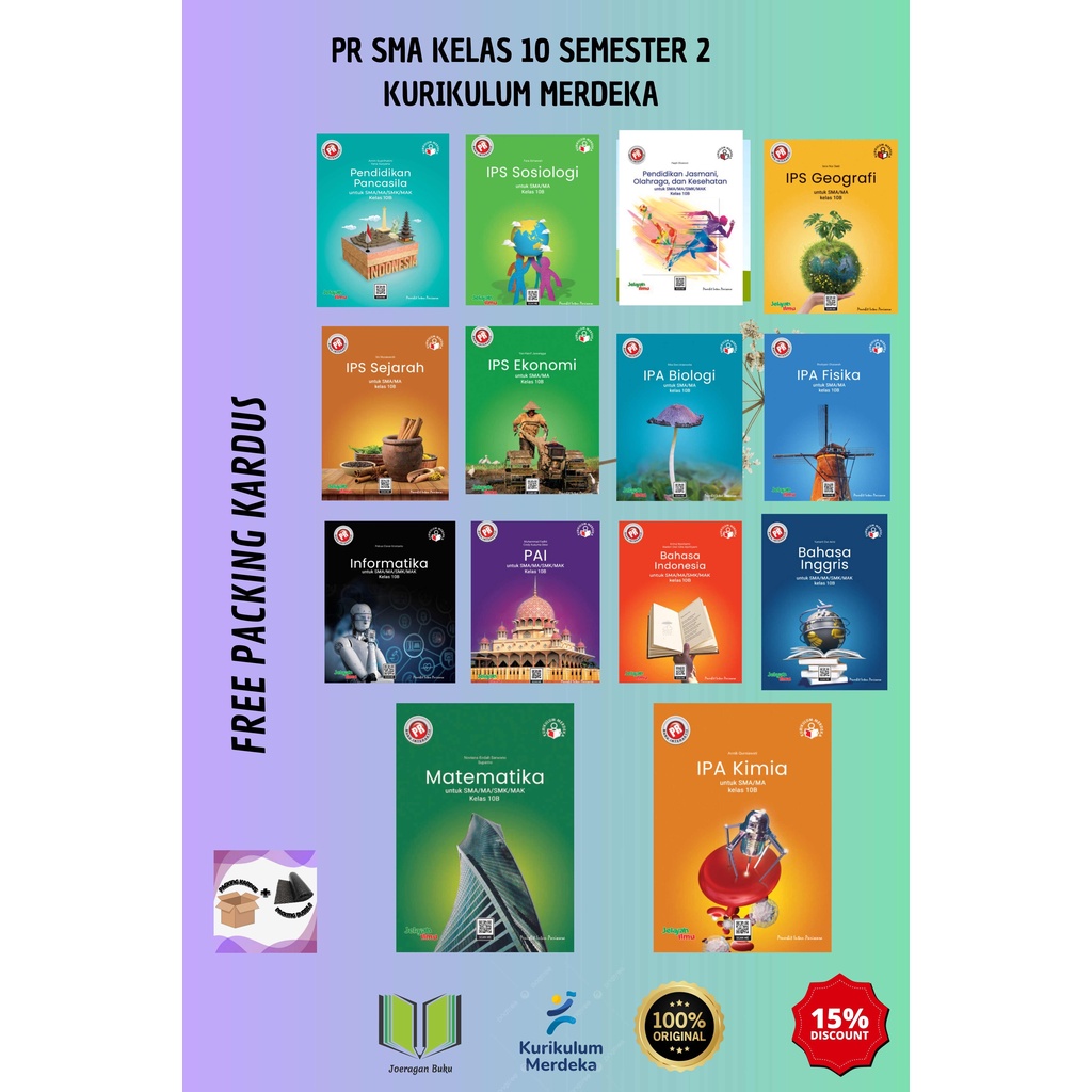 Jual Buku Pr Lks Interaktif Sma Kelas Semester Kurikulum Merdeka