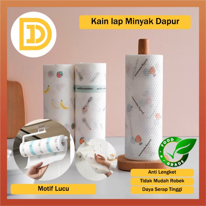 Jual Tisu Lap Dapur Gulung Anti Lengket Kain Tissue Roll Pengelap