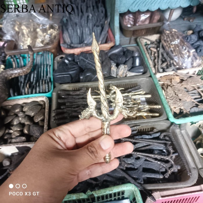 Jual Trisula Naga Emas Sepuh Majapahit Emas Full Kuningan Bk Megantara