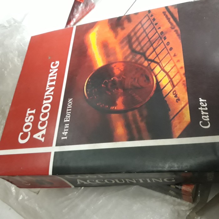 Jual Cost Acounting 14Th Edition Carter Shopee Indonesia