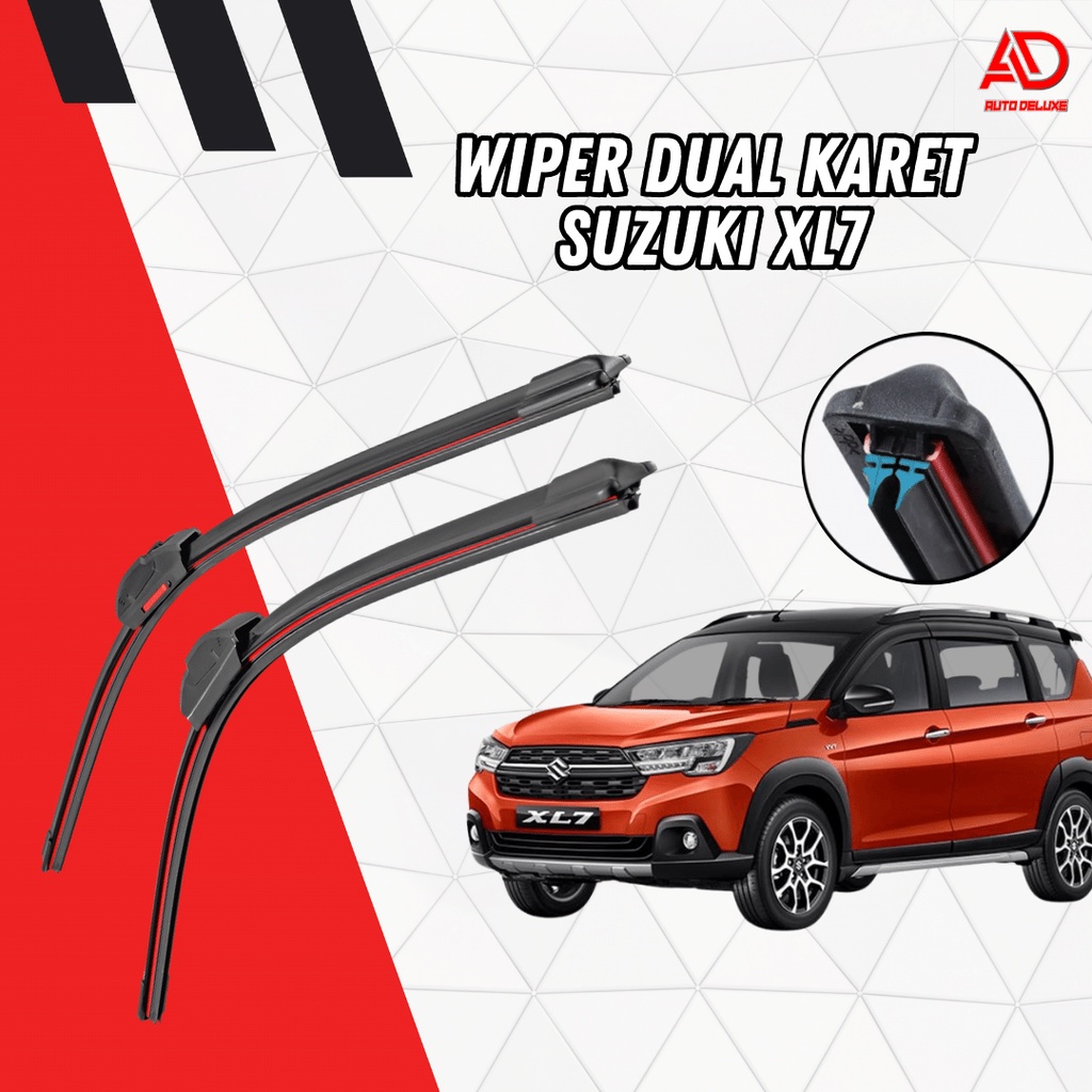 Jual Wiper Dual Karet Double Karet Suzuki Xl Model Karet Ganda Dobel