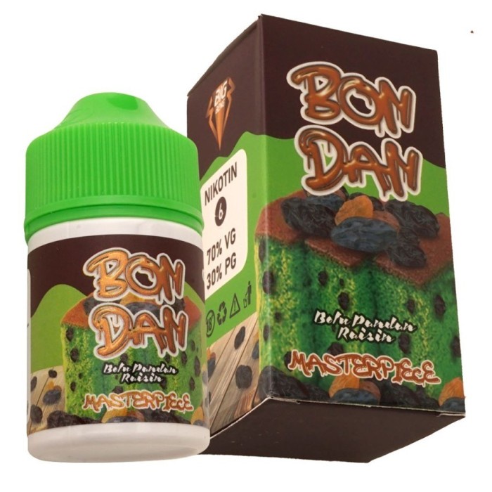 Jual LIQUID BONDAN BOLU PANDAN V5 RAISIN MASTERPIECE FREEBASE 60ML 100