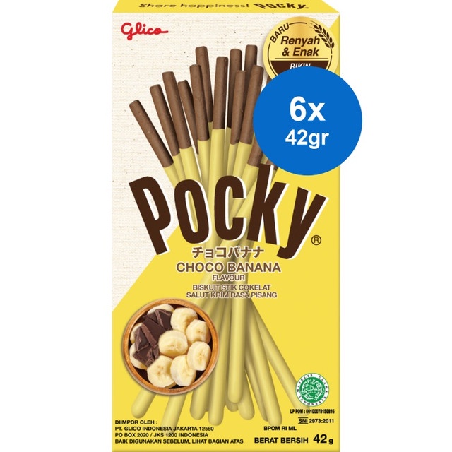 Jual Glico Pocky Biskuit Stik Choco Banana Gr X Shopee Indonesia