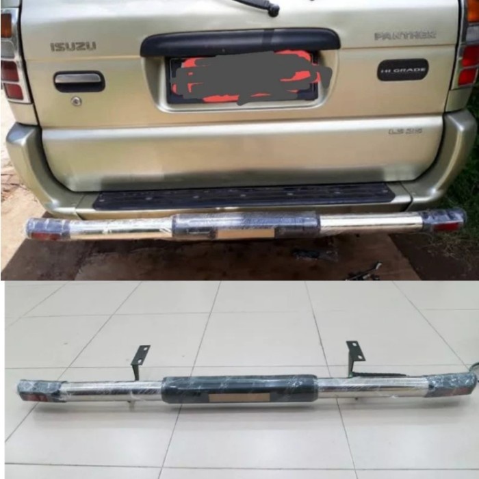 Jual Tanduk Pelindung Bumper Pengaman Belakang Isuzu Panther Stainles