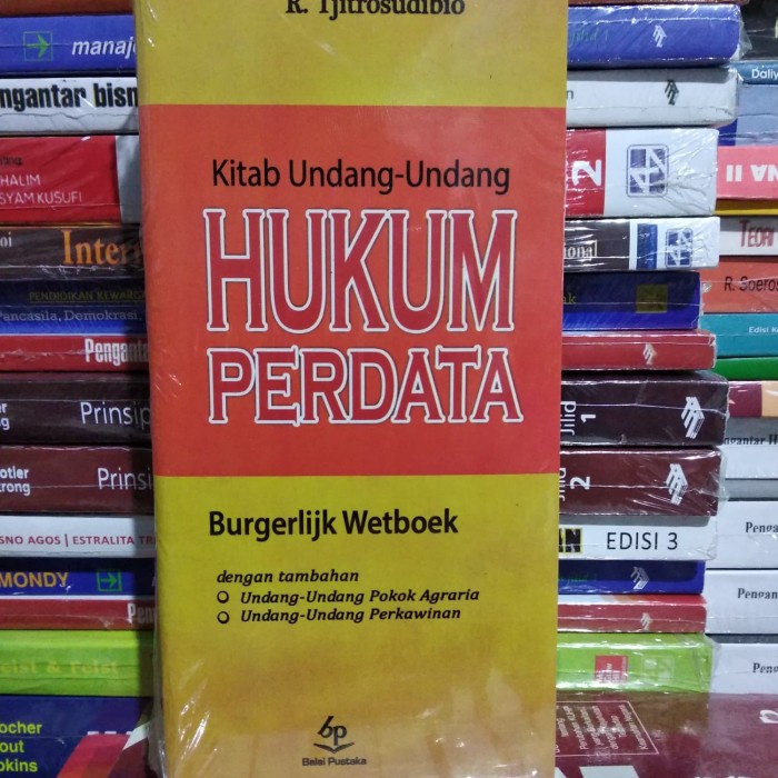 Jual Kitab Undang Undang Hukum Perdata By Subekti Shopee Indonesia