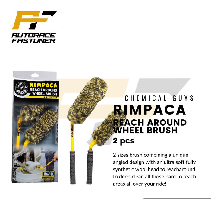 Jual Chemical Guys Rimpaca Reach Around Ultimate Wheel Brush Set 2pcs