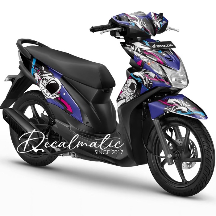 Jual Stiker Decal Full Body Honda Beat Karbu Fi Pop Deluxe Robot Asimo