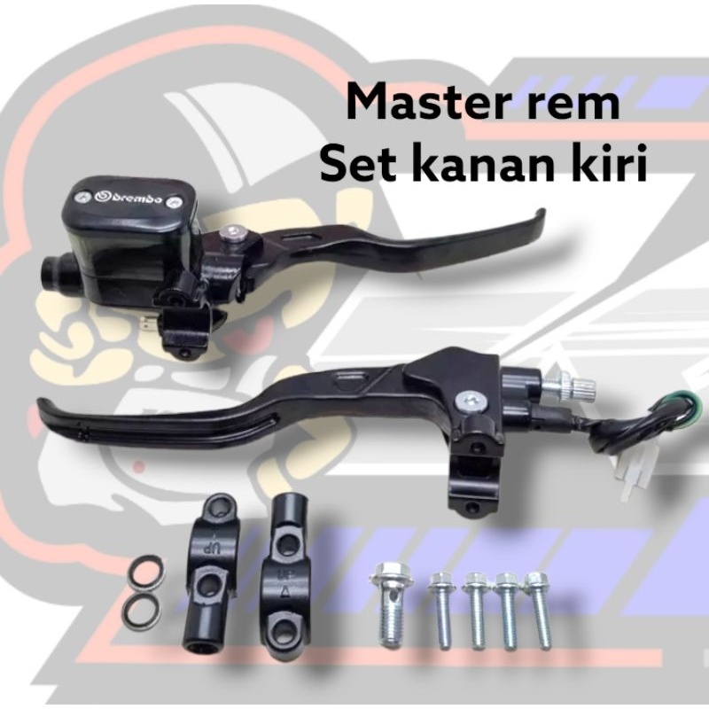 Jual Handle Master Rem Brembo Tabung Kotak Set Kanan Kiri Universal