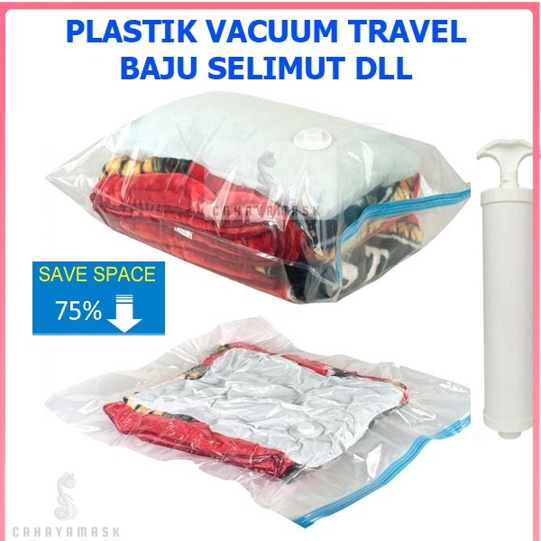 Jual Plastik Vacuum Baju Vakum Plastik Vacum Bag Travel Pakaian