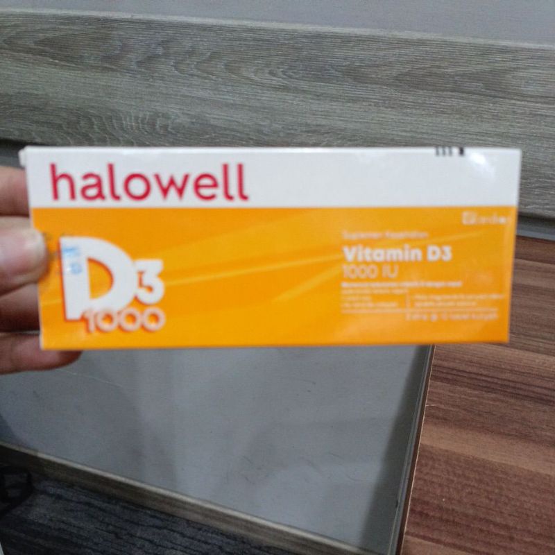 Jual Halowell D Isi Tablet Kunyah Per Box Isi Strip