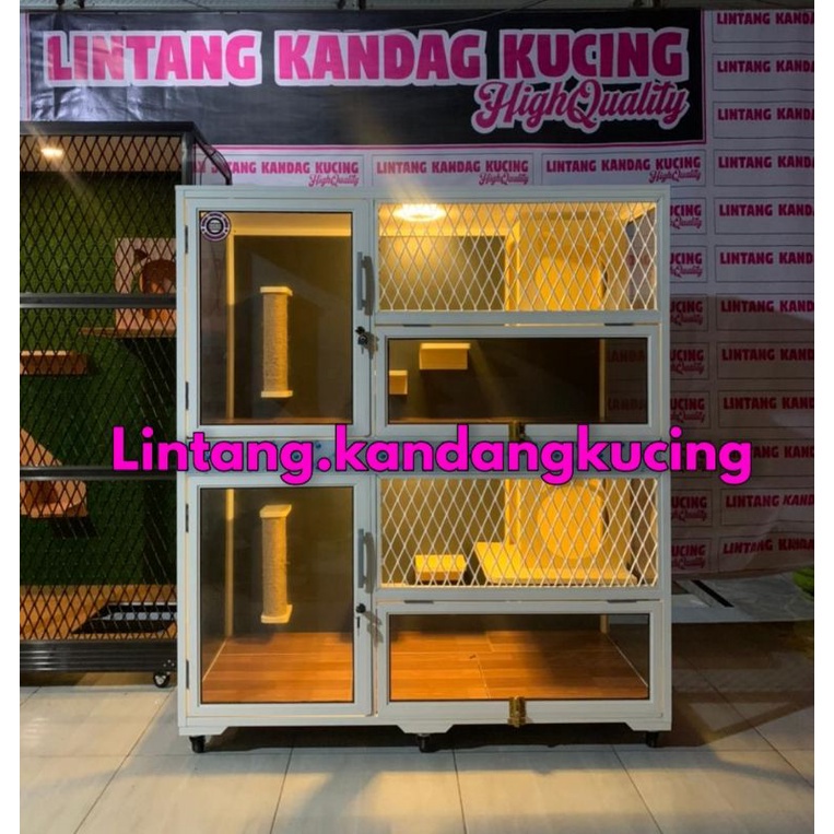 Jual Kandang Kucing Rumah Kucing Murah Cat Aquarium Cat Home Kandang