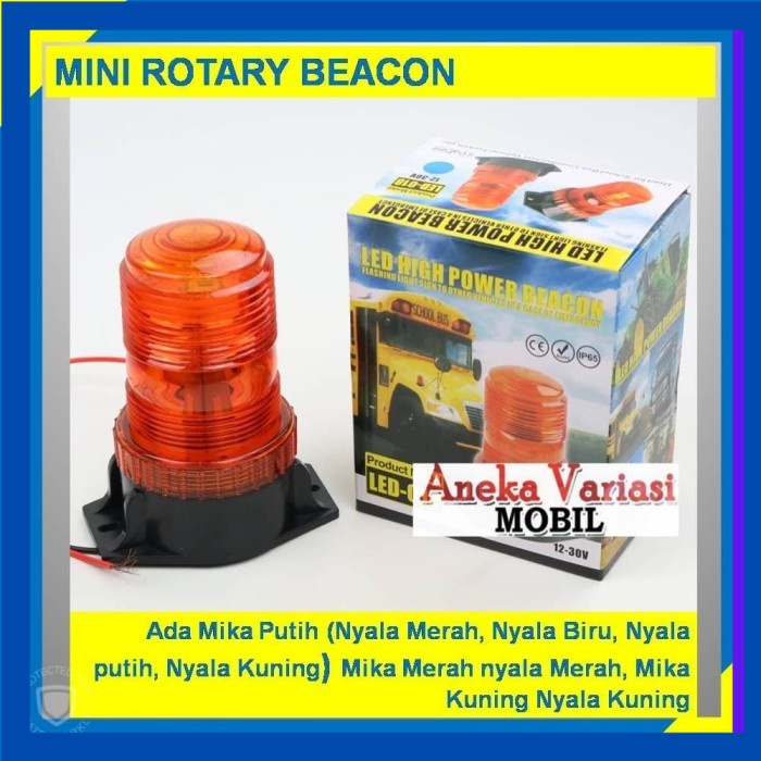 Jual LAMPU MINI ROTARI ROTARI TRUK VARIASI TRUK FORKLIF ALAT BERAT