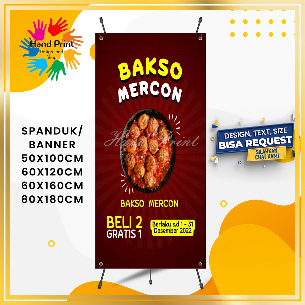 Jual Spanduk Banner Mmt Seblak Ceker Seblak Kuah Bakso Aci Bakso