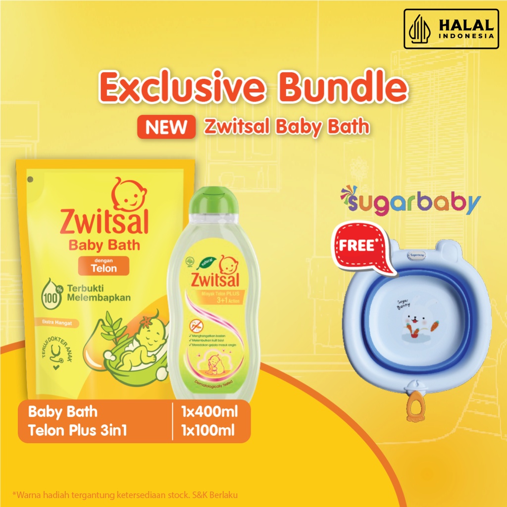 Jual Buy 1 Zwitsal Baby Bath Telon 400ml 1 Zwitsal Minyak Telon Plus