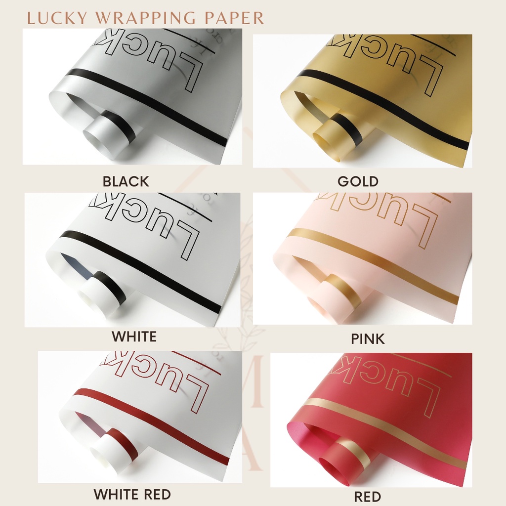 Jual Rumah Krave Lucky Cellophane Wrapping Paper Kertas Buket Bunga