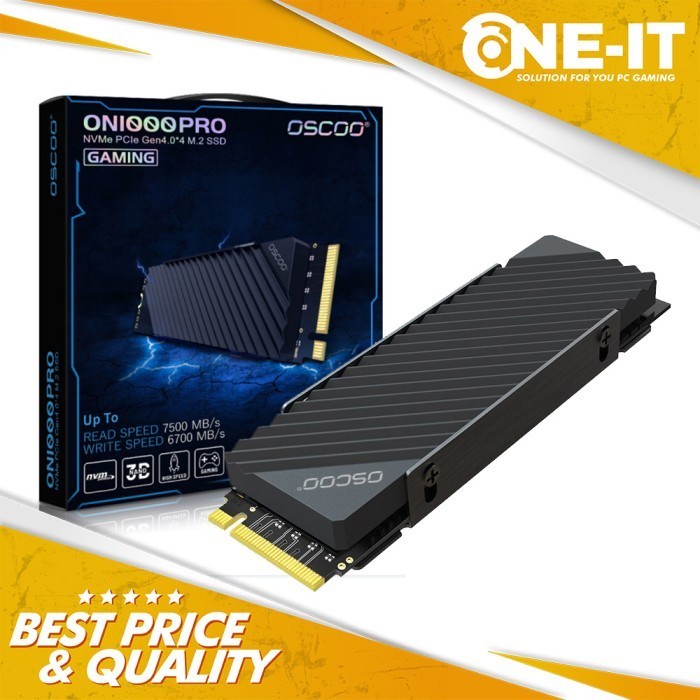 Jual Ssd Oscoo Tb On Pro M Nvme Pcie Gen With Heatsink Shopee