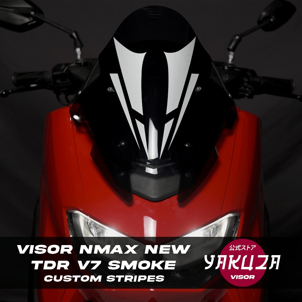 Jual Visor Windshield Nmax N Max New Baru Custom Stripes Tdr V V V