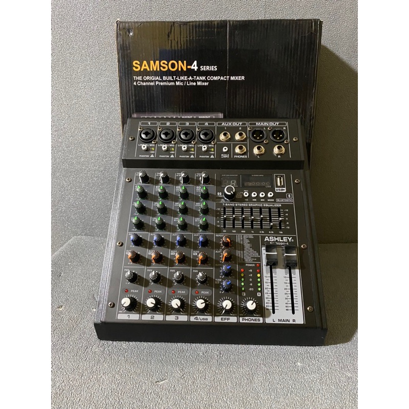 Jual Mixer Ashley Samson Original Channel Bluetooth Soundcard