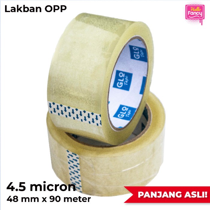 Jual Lakban Plakban OPP 2 48mm X 90yard Isolasi Bening Shopee