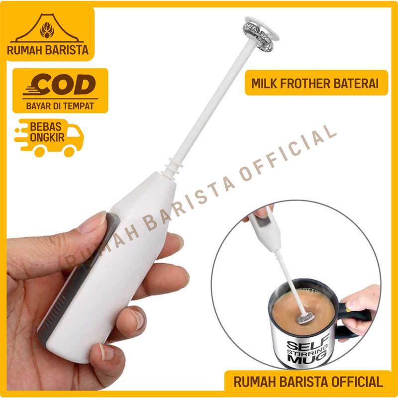 Jual Mita Milk Frother Elektrik Baterai Hand Mixer Listrik Mini