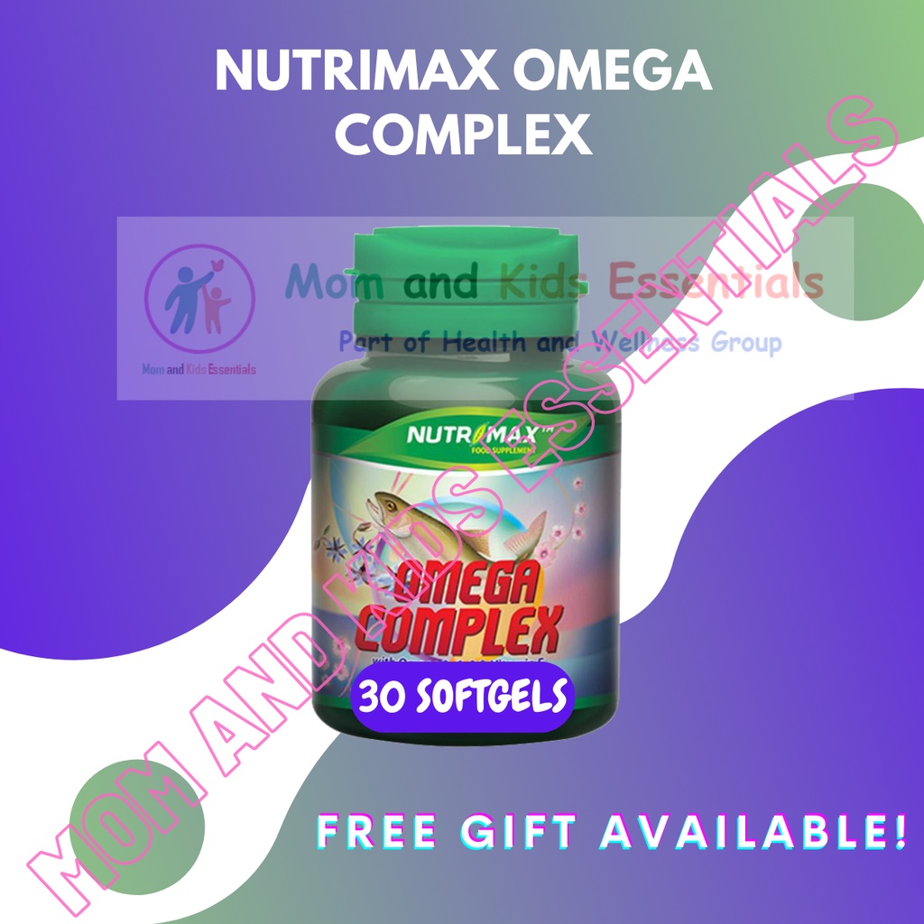 Jual NUTRIMAX OMEGA COMPLEX 30 SOFTGELS TABLET VITAMIN KESEHATAN TUBUH